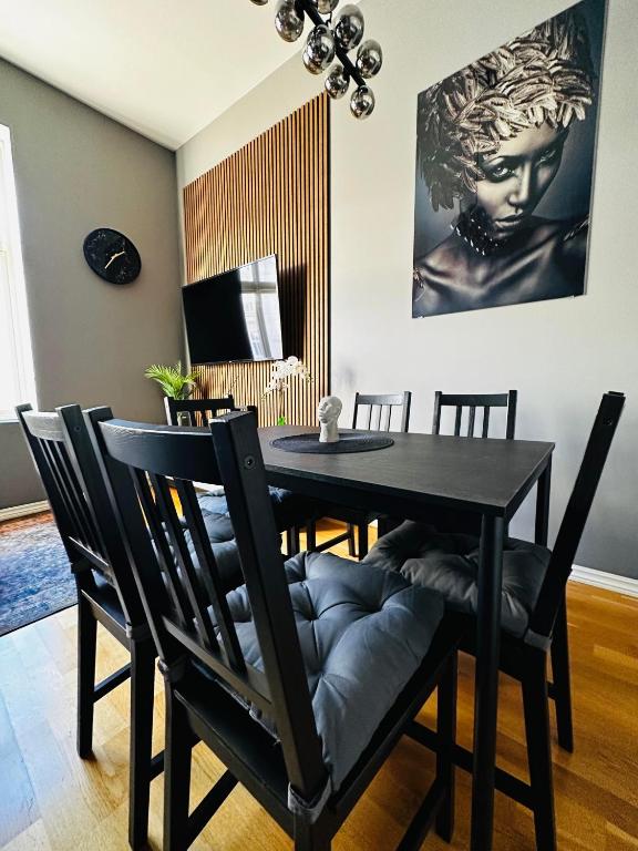Posezení v ubytování Spacious & stylish apartment in Oslo - Supercentral