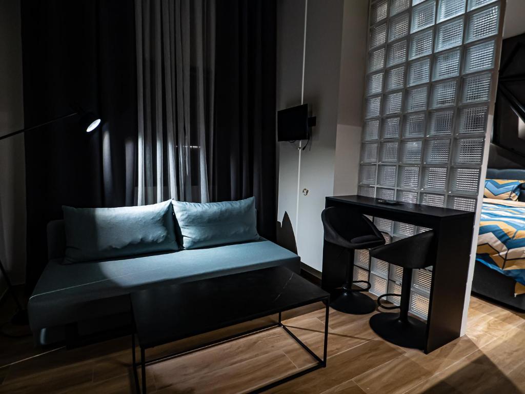 Część wypoczynkowa w obiekcie ROOM 11 Aristotelous Thessaloniki and-Mykonos