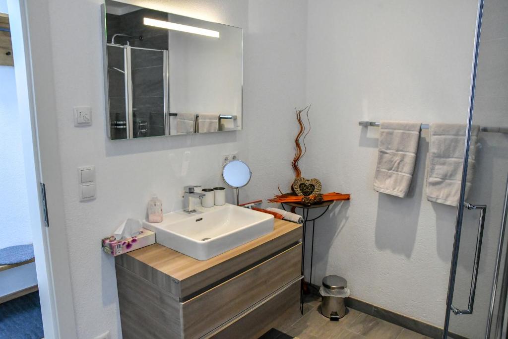 Koupelna v ubytování Veranda Appartement Wohlfühl