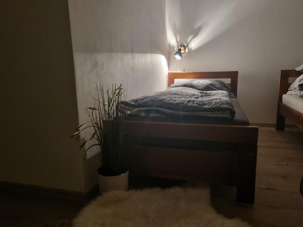 Postel nebo postele na pokoji v ubytování Apartmán Felix
