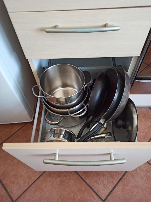 Kuchyň nebo kuchyňský kout v ubytování Stanza Maggiore