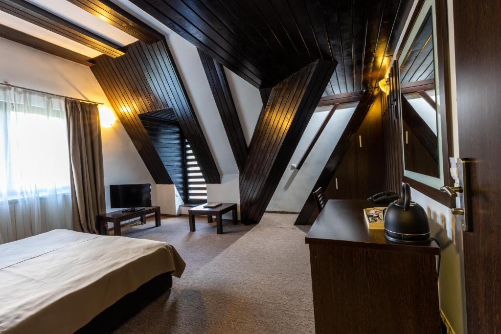 Postel nebo postele na pokoji v ubytování Hotel Smart