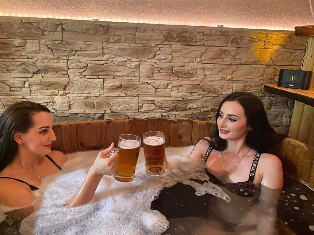 Nápoje v ubytování Wellness Penzion Stonozka