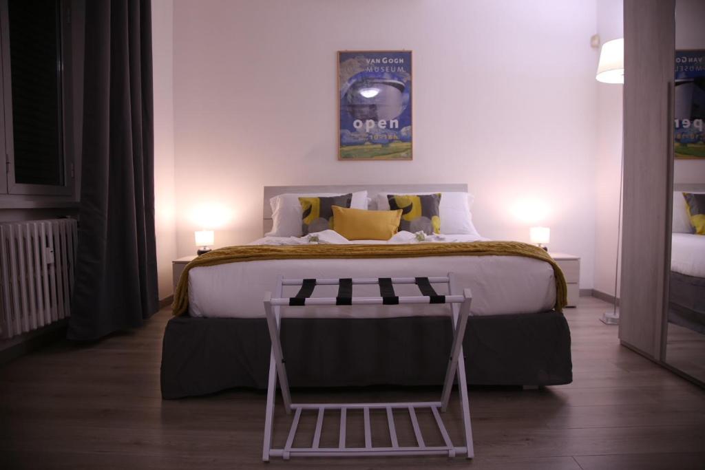 A bed or beds in a room at Appia Antica Guest House