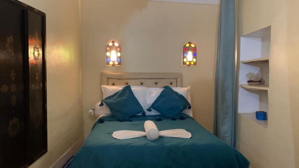 Postel nebo postele na pokoji v ubytování Auberge Ayam Atlas- pool 10mn away