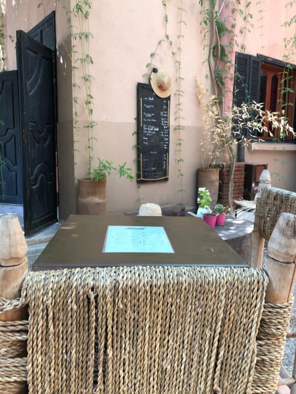 Posezení v ubytování Teacook Marrakech