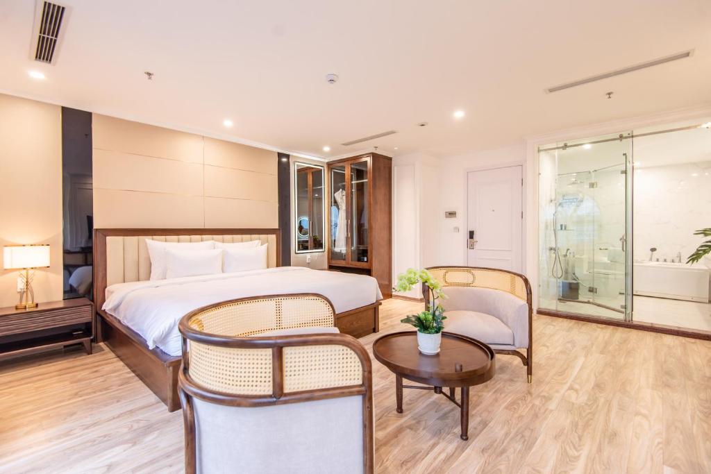 Posezení v ubytování Reyna Luxury Hotel & Spa