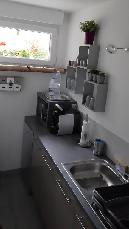 Kuchyň nebo kuchyňský kout v ubytování Gite "Lili"