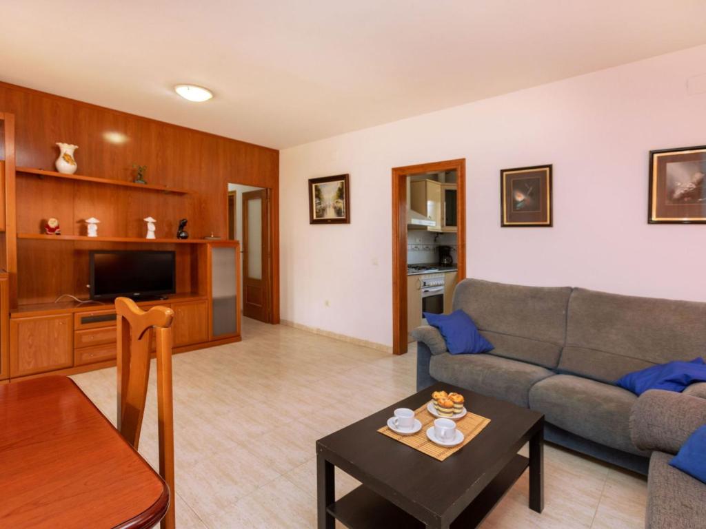 Televízia a/alebo spoločenská miestnosť v ubytovaní Villa Villa Tello II by Interhome