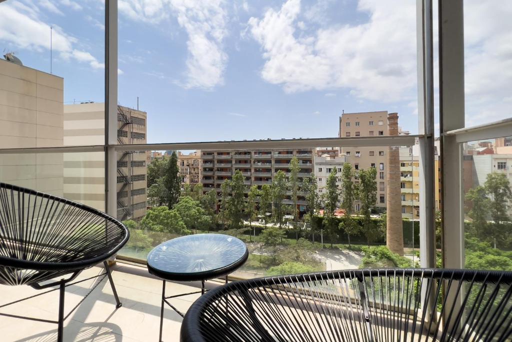 Balkón alebo terasa v ubytovaní chicStays Apartment Ciutadella Park