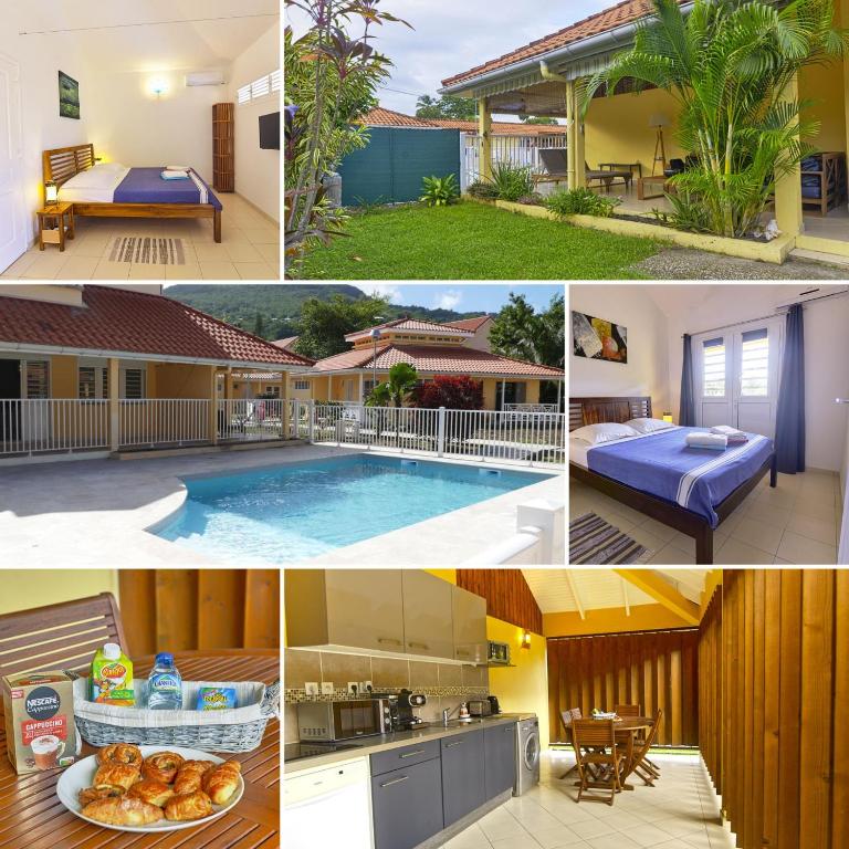 Fotografie z fotogalerie ubytování Suite duplex avec piscine- jardin privée - 3 chambres - BED AND COFFEE FAMILY v destinaci Les Trois-Îlets
