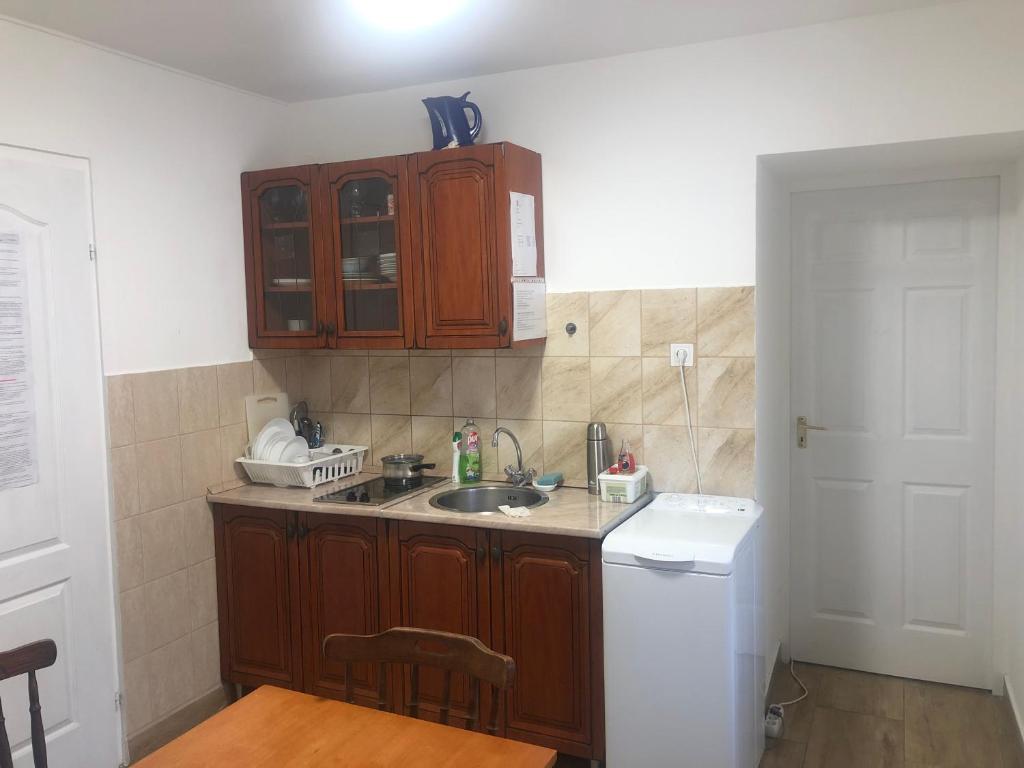 Kuchnia lub aneks kuchenny w obiekcie Sajó Vendégház