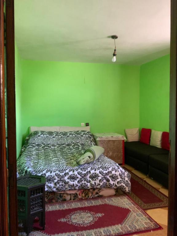 Postel nebo postele na pokoji v ubytování House Naïma