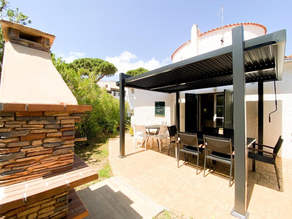 Patio nebo venkovní prostory v ubytování Holiday Home Anais