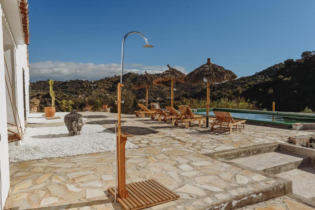 Nespecifikovaný výhled na hory nebo výhled na hory při pohledu z bed and breakfast