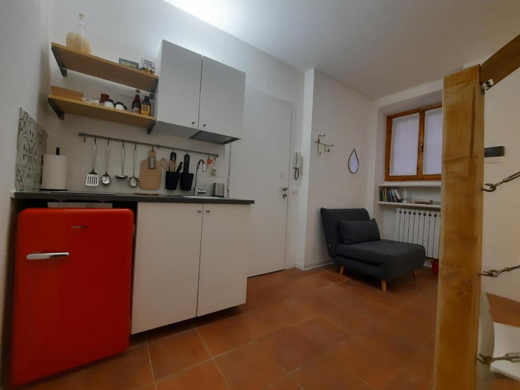 Kuchyň nebo kuchyňský kout v ubytování Contrada d'Amore
