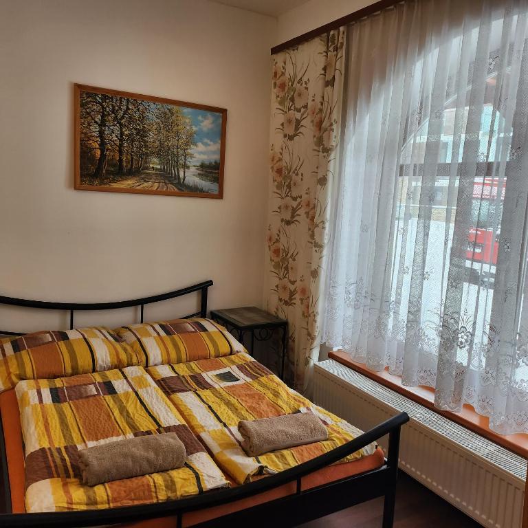 Postel nebo postele na pokoji v ubytování Ubytování u Maxe