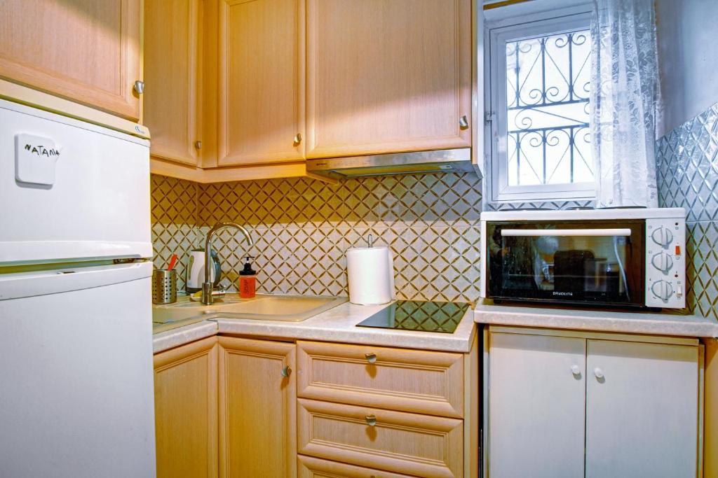 A kitchen or kitchenette at Vavilato Home Kouramades
