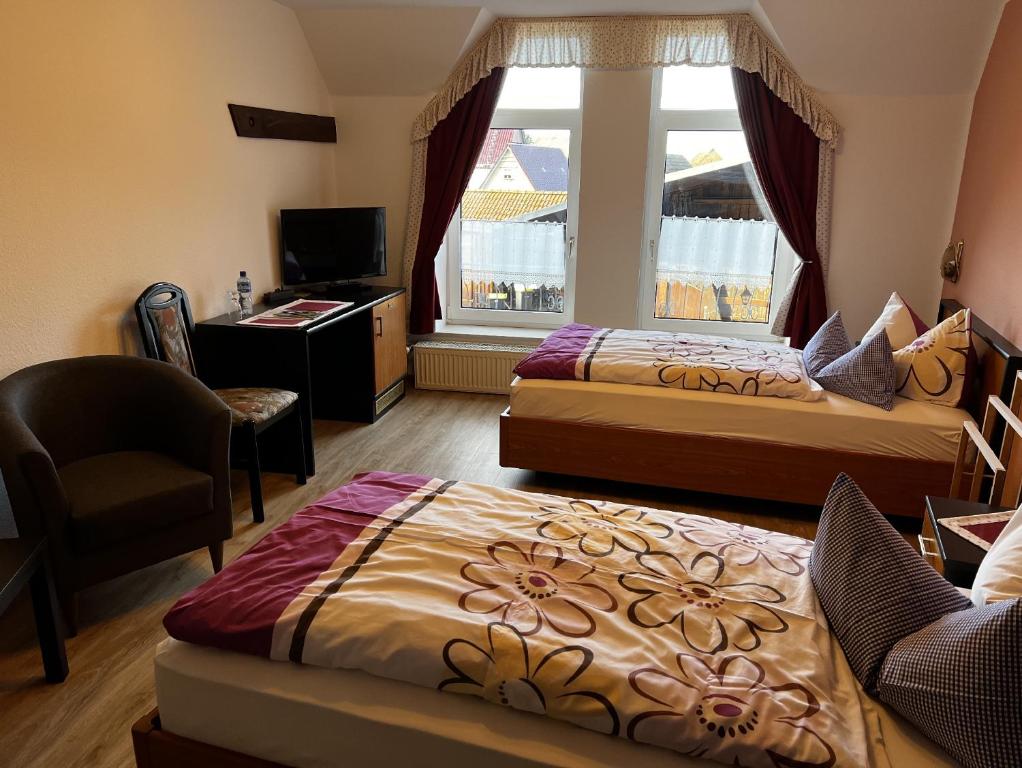 Pension Zur Mühle - Gran Habitación Gemela
