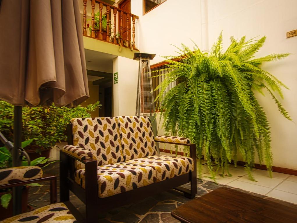 Istumisnurk majutusasutuses Sol Ollantay Boutique Hotel