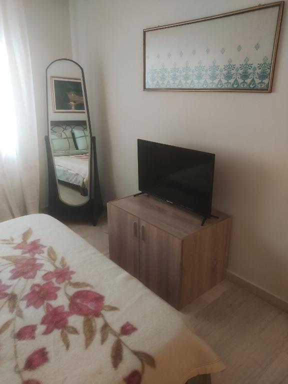 TV a/nebo společenská místnost v ubytování MARIOS HOUSE 1