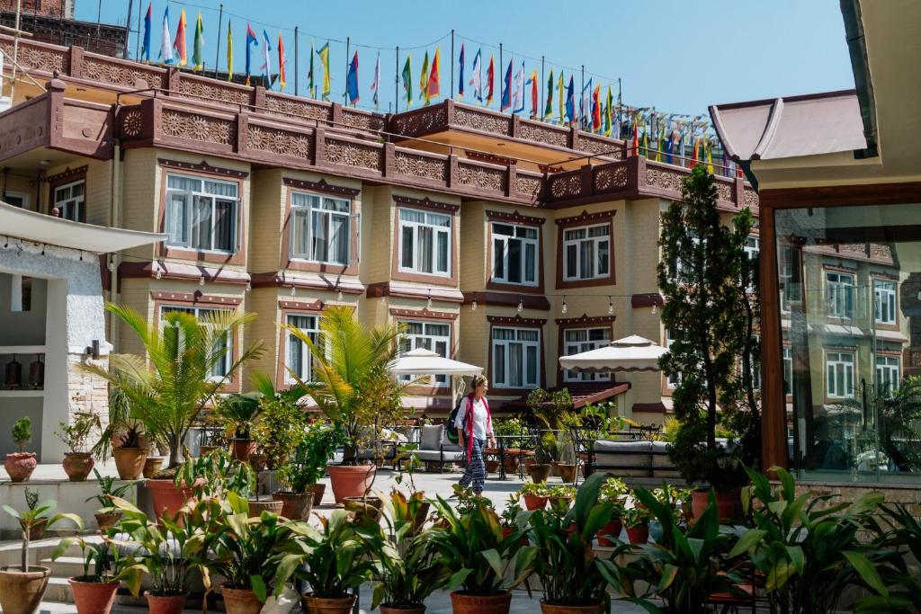 Zahrada ubytování Shambaling Boutique Hotel
