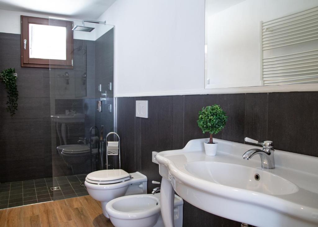 Koupelna v ubytování Boutique Hotel del Corso