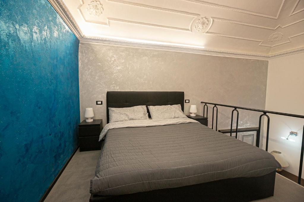 Letto o letti in una camera di Dimora patrizia in centro