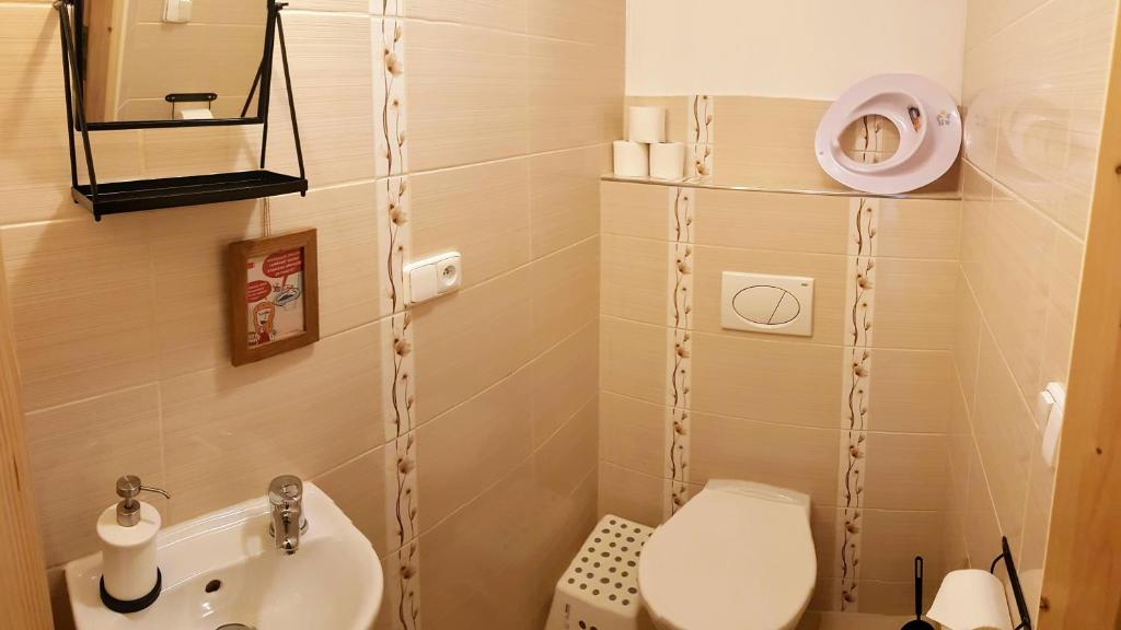 Koupelna v ubytování Wellness chata - Krkonoše