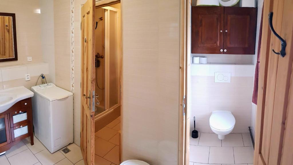 Koupelna v ubytování Wellness chata - Krkonoše