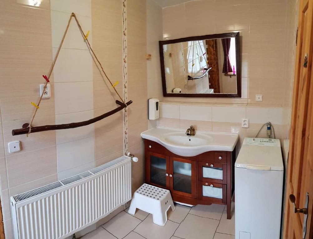 Koupelna v ubytování Wellness chata - Krkonoše