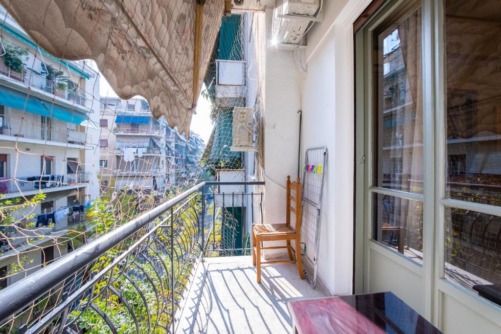 A balcony or terrace at Vintage House near Downtown