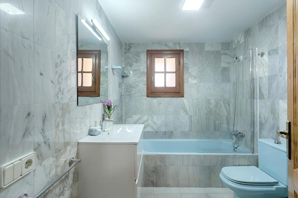 Koupelna v ubytování Villa Cana Simona