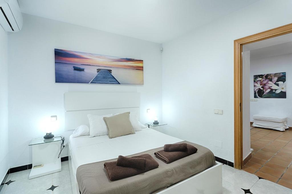 Postel nebo postele na pokoji v ubytování Villa Cana Simona