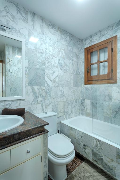 Koupelna v ubytování Villa Cana Simona