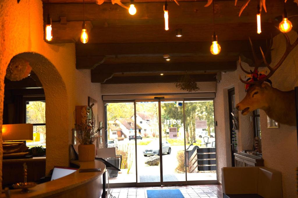 Posezení v ubytování Hotel Zum Forst