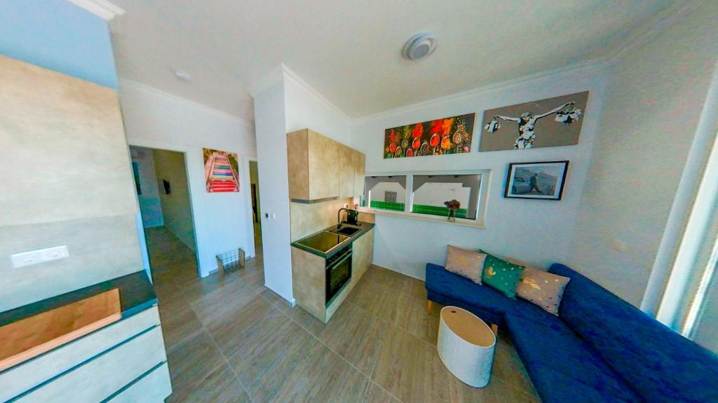 Kuchyň nebo kuchyňský kout v ubytování Rtina Appartements