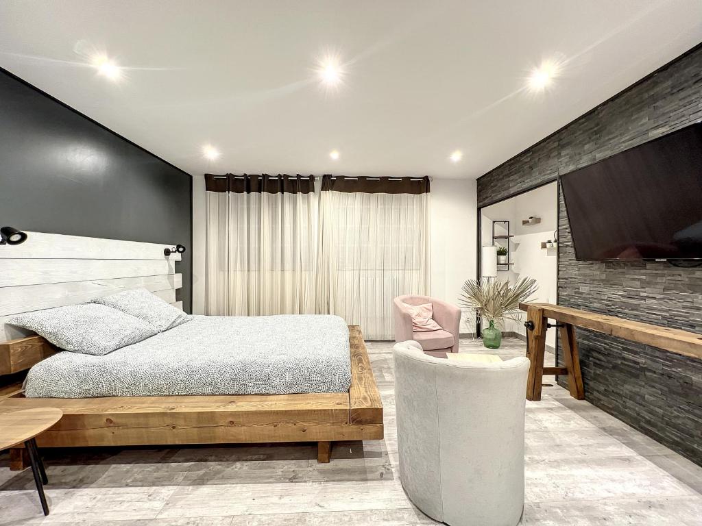 Dream Loft jacuzzi - sauna - One-Bedroom Apartment