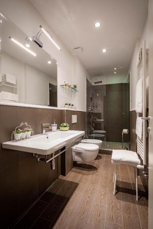 Koupelna v ubytování Boutique Hotel del Corso