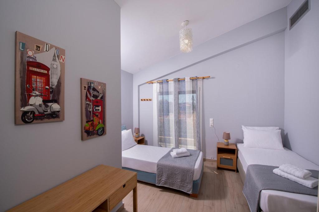 Postel nebo postele na pokoji v ubytování Villa Penelope