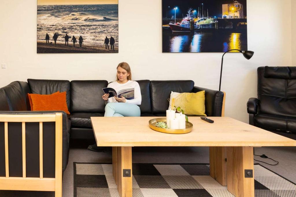Posezení v ubytování Hvide Sande Inn