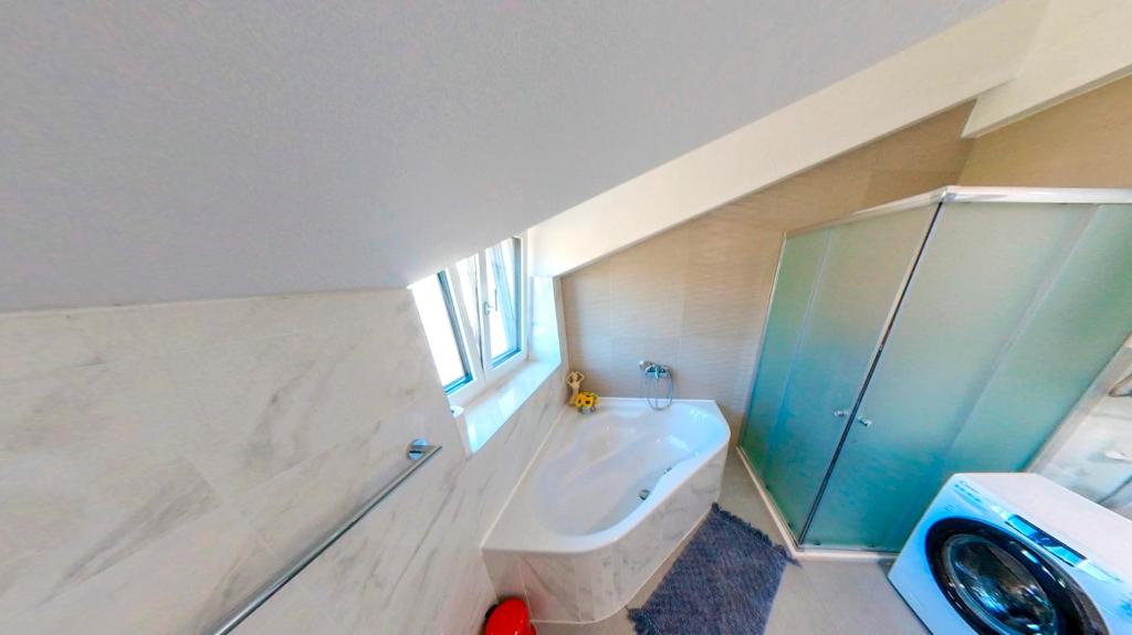 Koupelna v ubytování Rtina Appartements