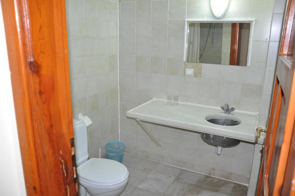 Koupelna v ubytování Kahraman Hotel