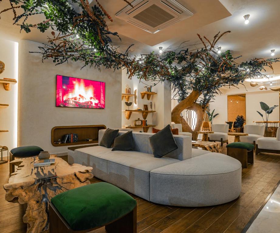 Posezení v ubytování Bratus Hotel