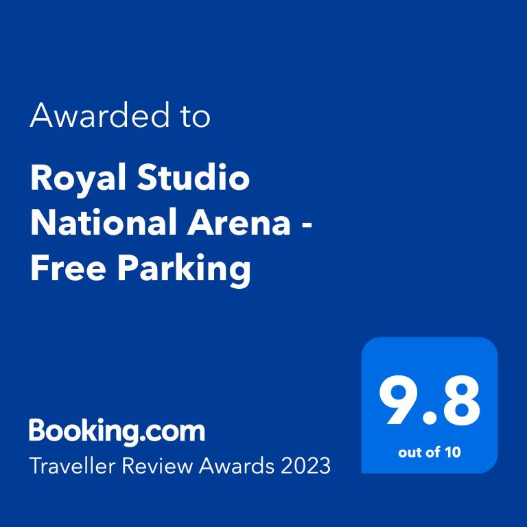 Royal Studio National Arena - Free Parking - Appartamento Con Una Camera Da Letto