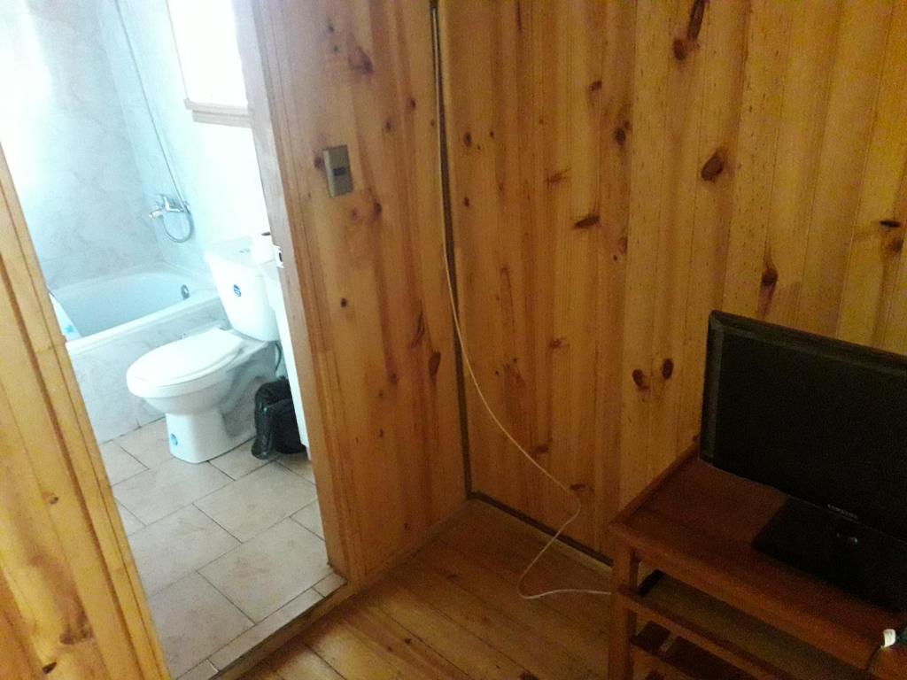 Koupelna v ubytování Hostal Rayen