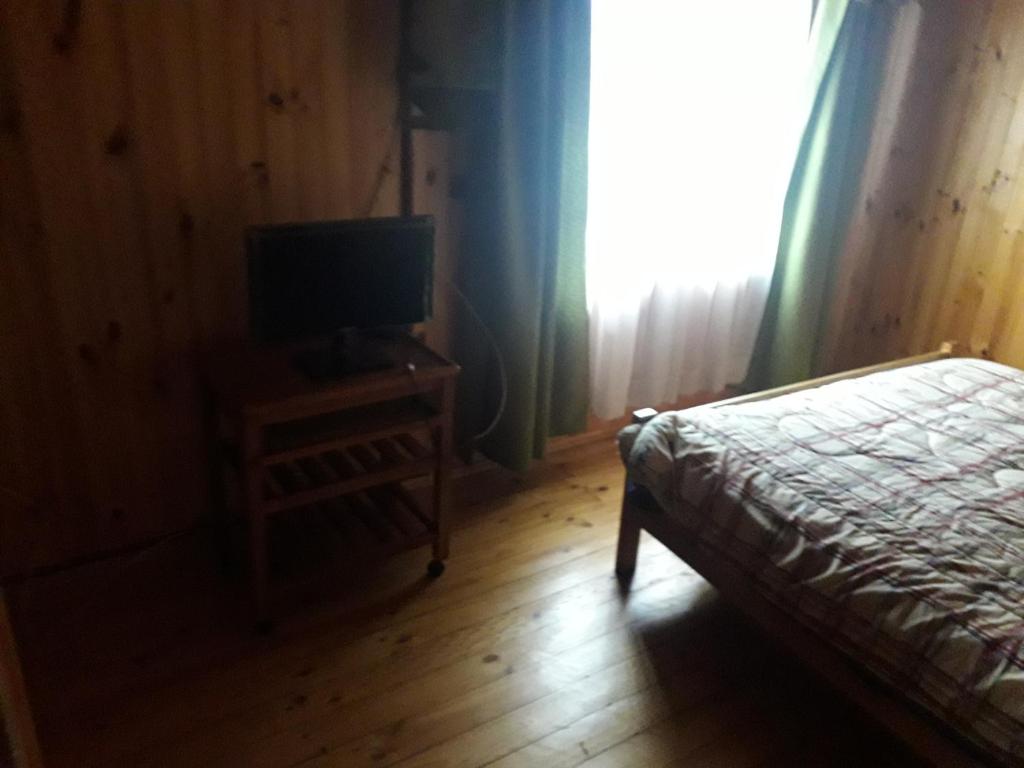 TV a/nebo společenská místnost v ubytování Hostal Rayen