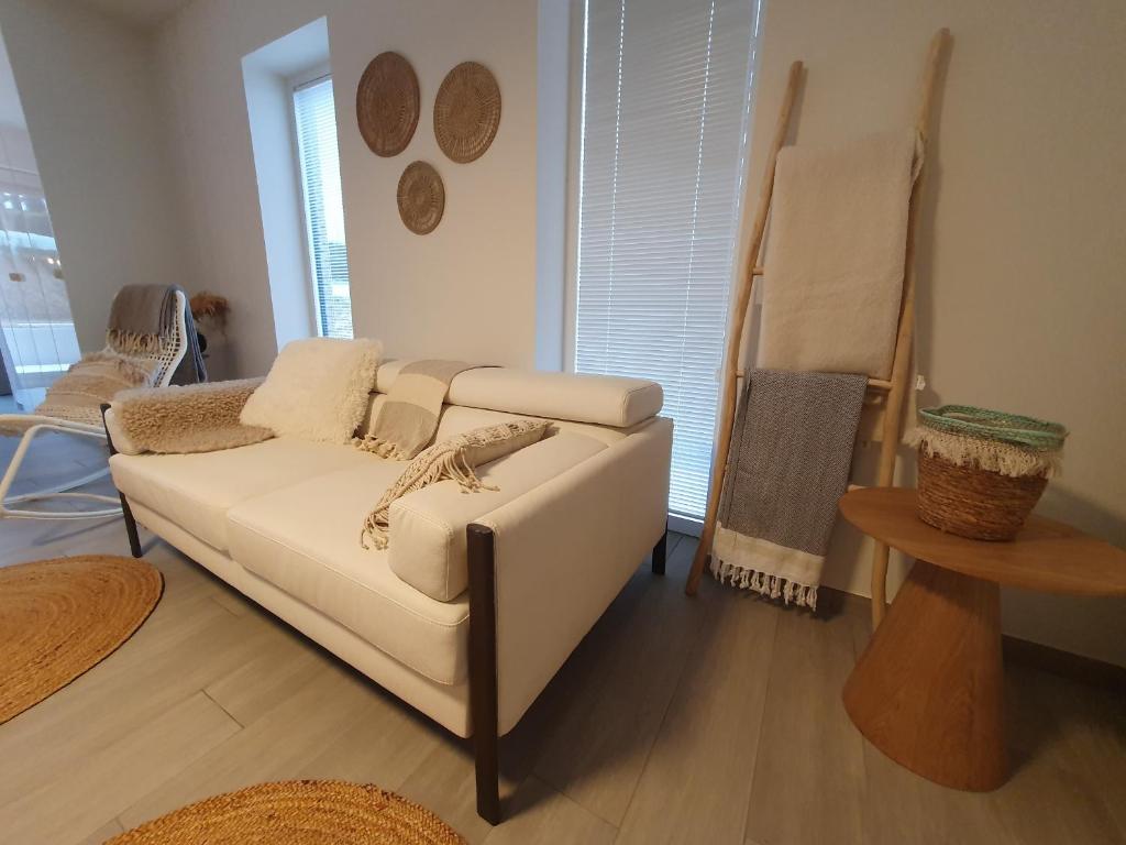 Posezení v ubytování Vakantiewoning De Gavers