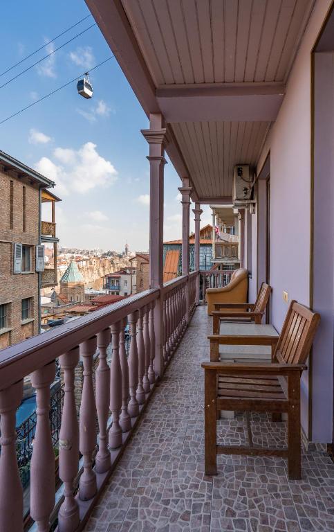 Balkón nebo terasa v ubytování Hotel at Gomi 19