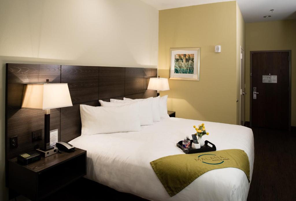 Postel nebo postele na pokoji v ubytování Malana Hotels & Suites